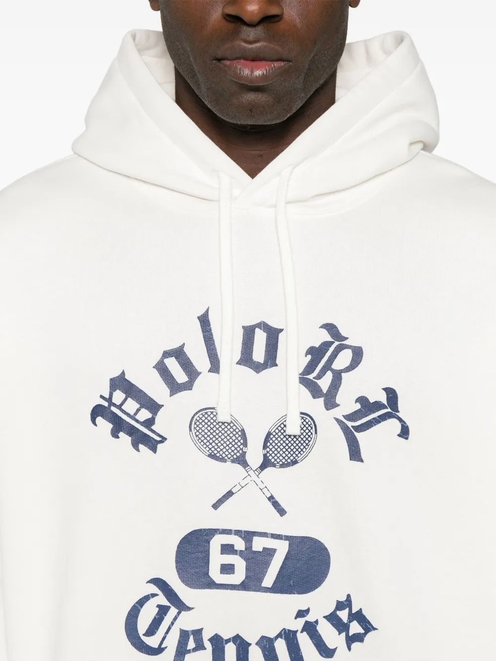 Polo Ralph Lauren Hoodie met slogan-print Wit