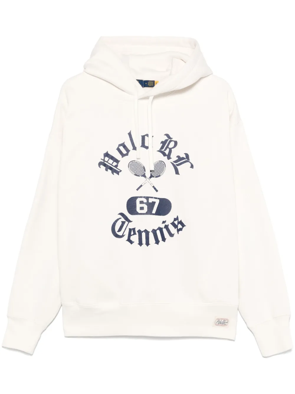 Polo Ralph Lauren Hoodie met slogan-print Wit