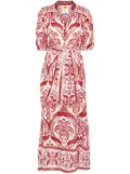 FARM Rio Tropical Cameo maxi dress - White