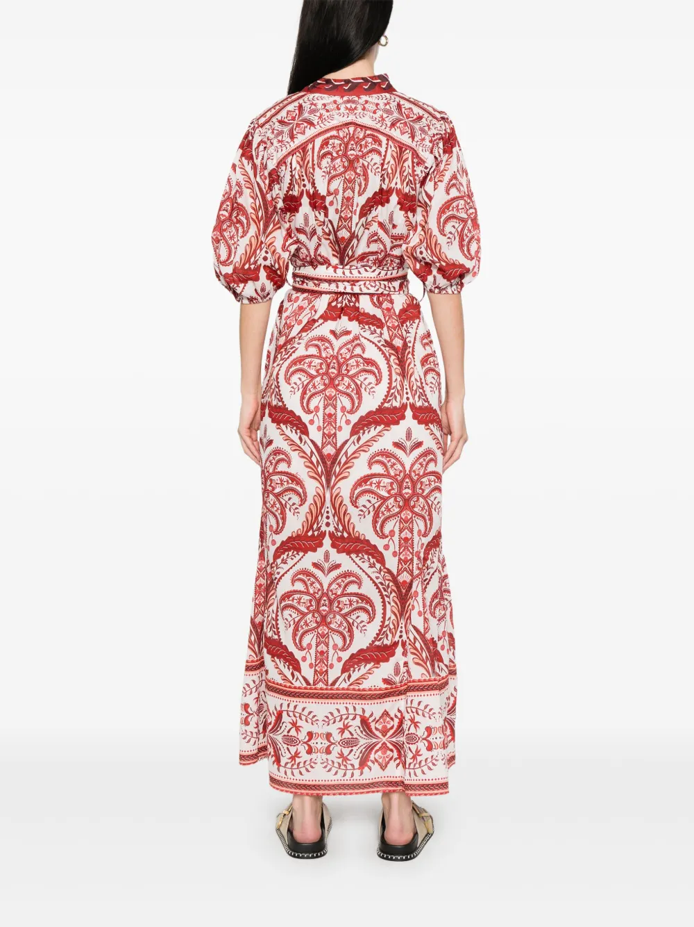 FARM Rio Tropical Cameo maxi-jurk Wit