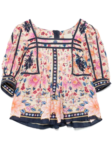 FARM Rio blusa Superbloom Tapestry