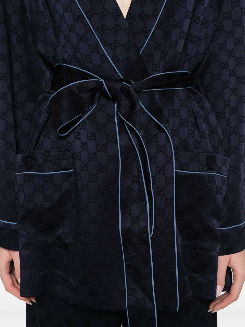 Gucci Jack met GG-jacquard Blauw