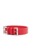 Jean Paul Gaultier logo-lettering belt - Red