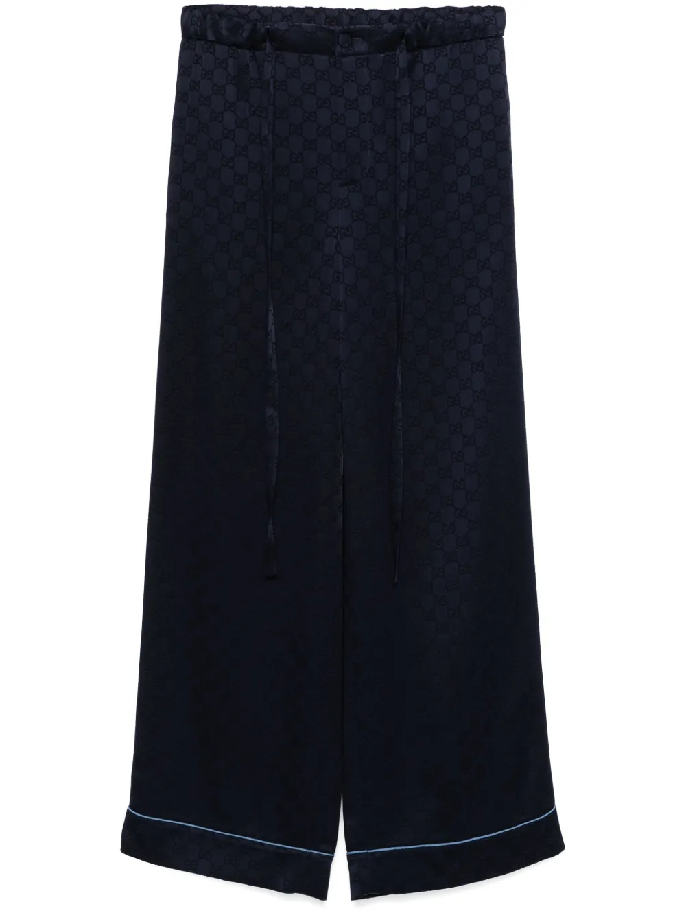 Gucci Broek met GG-jacquard Blauw