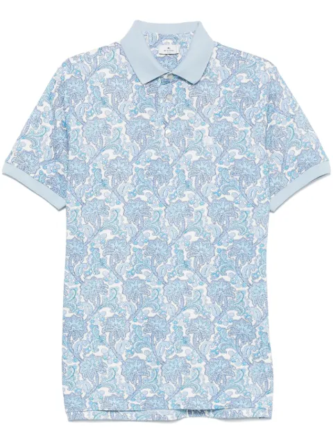 ETRO paisley polo shirt