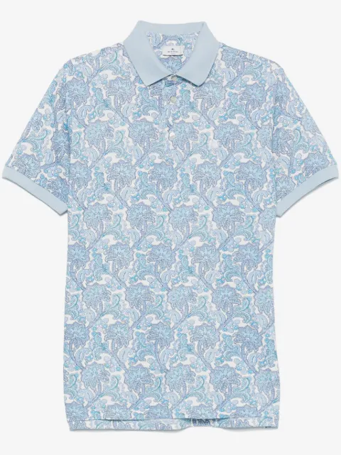 ETRO paisley polo shirt