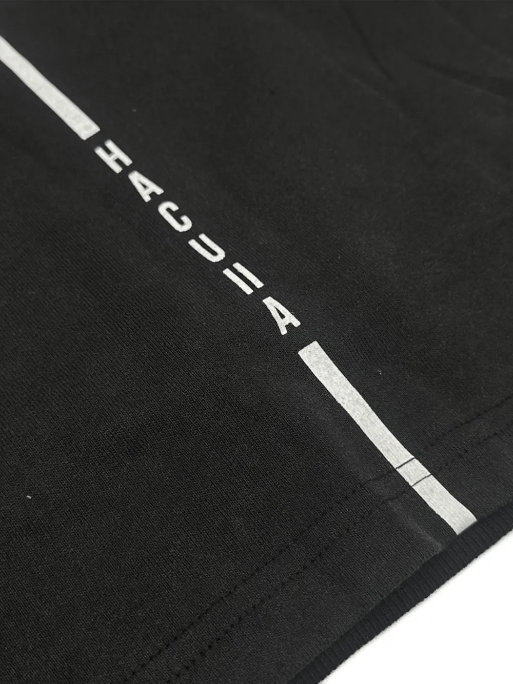 Haculla Gerafelde hoodie Zwart