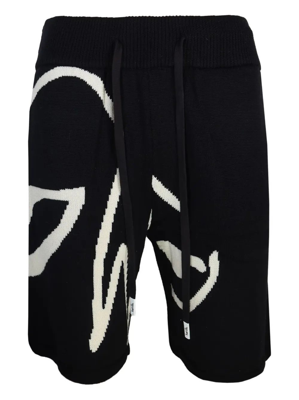 Haculla Shorts met print Zwart