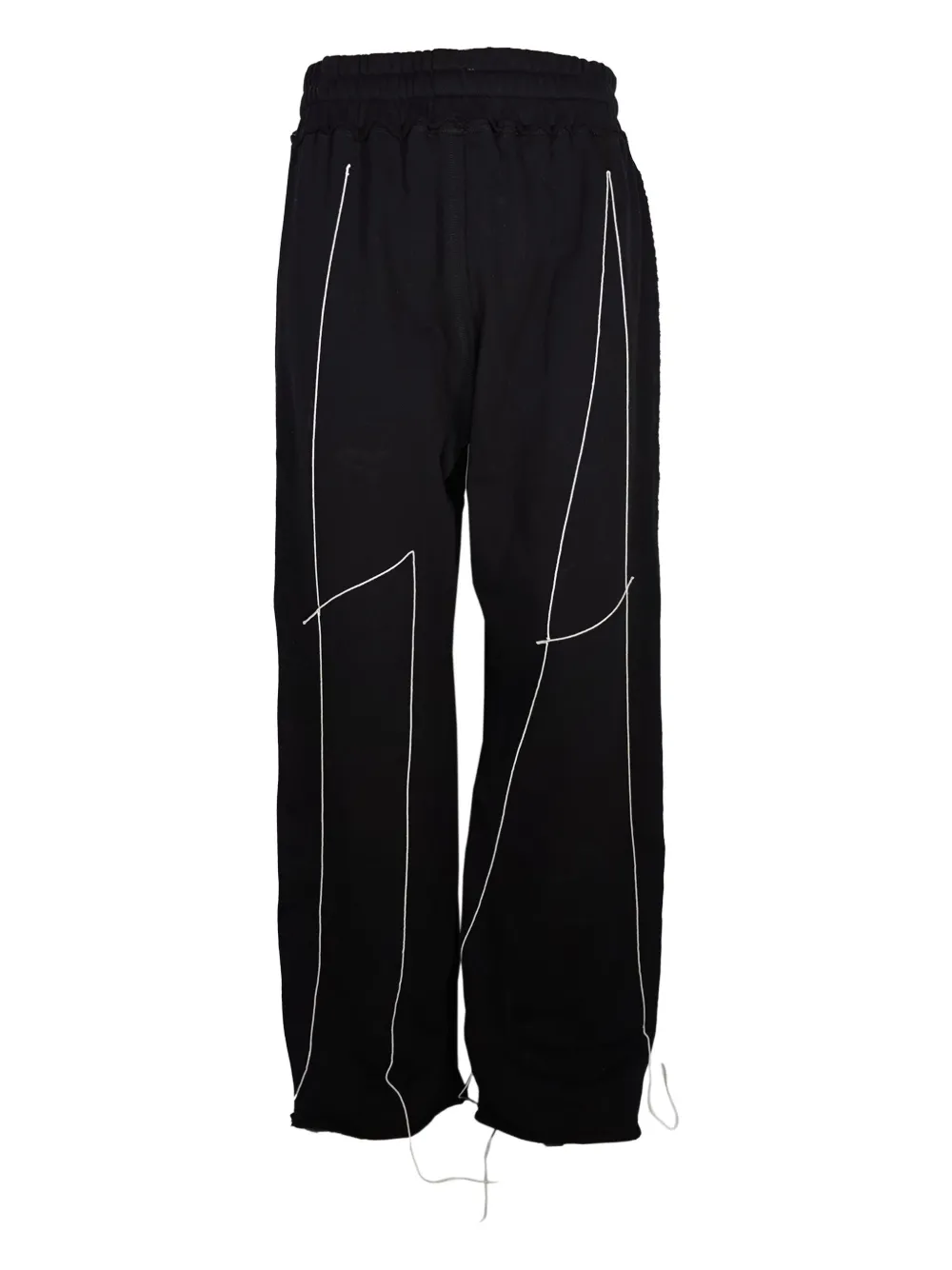 Haculla Gebreide broek met logo Zwart
