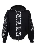 Haculla zip-up graphic hoodie - Black