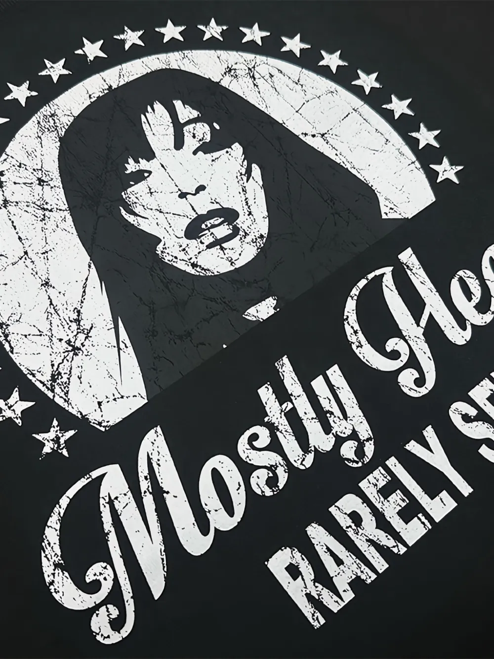Mostly Heard Rarely Seen Paramount katoenen T-shirt met grafische print Zwart