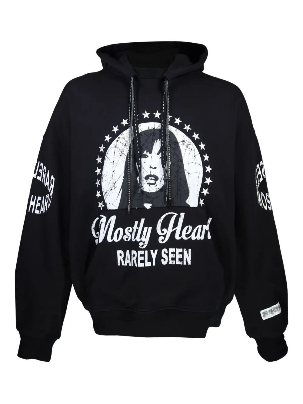 Mostly Heard Rarely Seen Paramount hoodie met grafische print Zwart