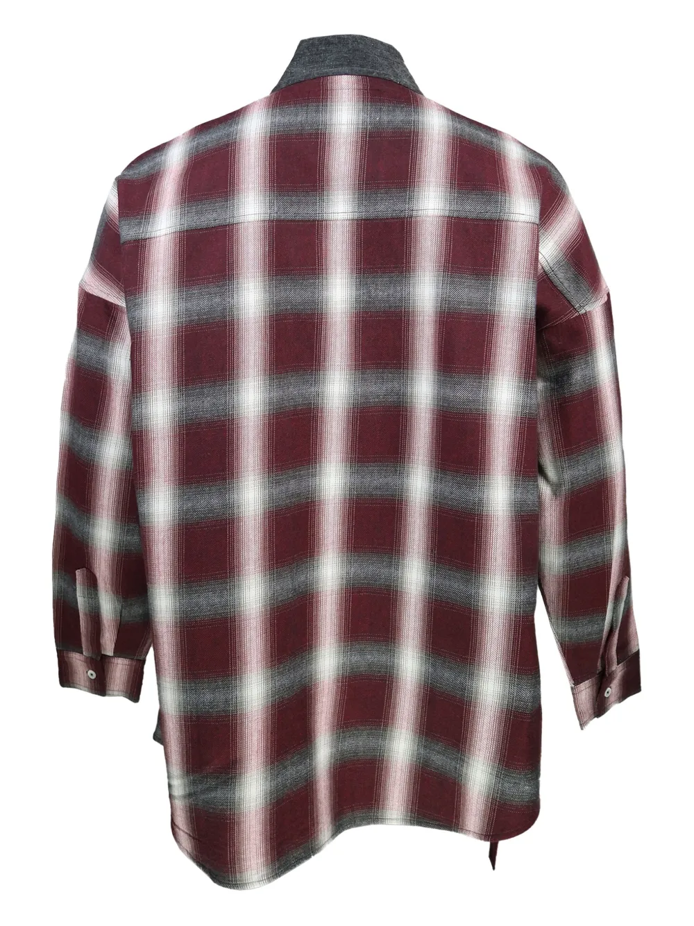 Mostly Heard Rarely Seen Geruit shirtjack met gesp Rood