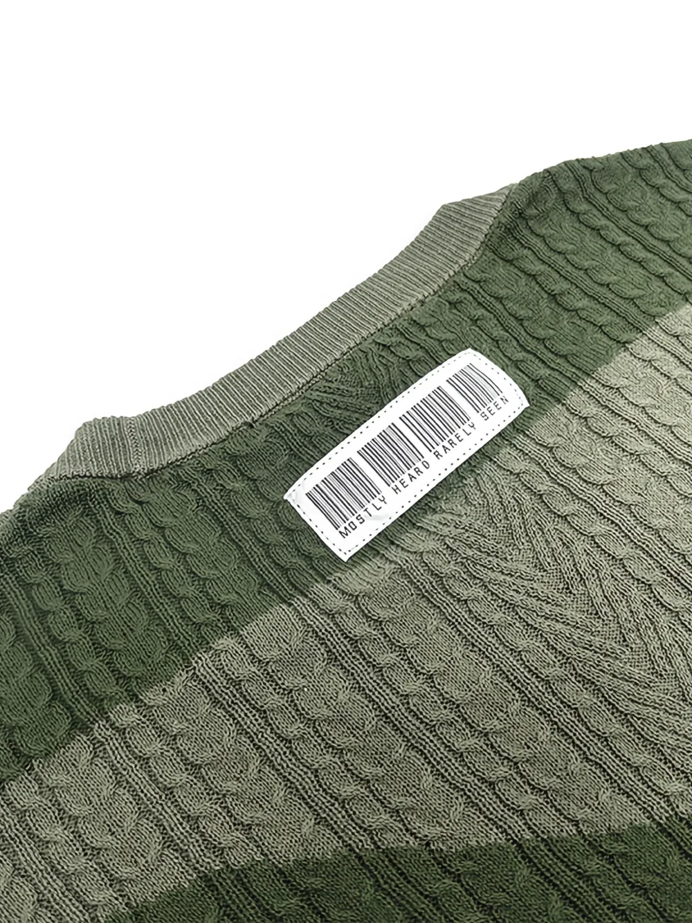 Mostly Heard Rarely Seen Kabelgebreid T-shirt Groen