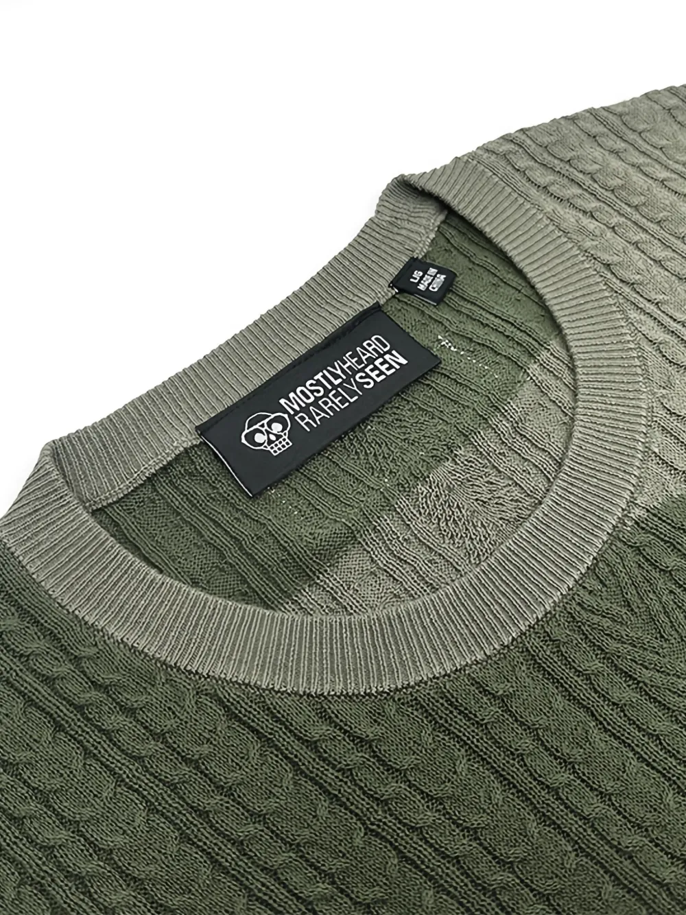 Mostly Heard Rarely Seen Kabelgebreid T-shirt Groen
