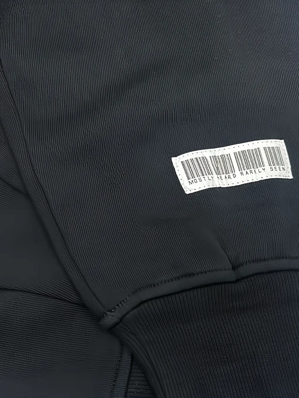 Mostly Heard Rarely Seen Kabelgebreide hoodie met vlakken Zwart