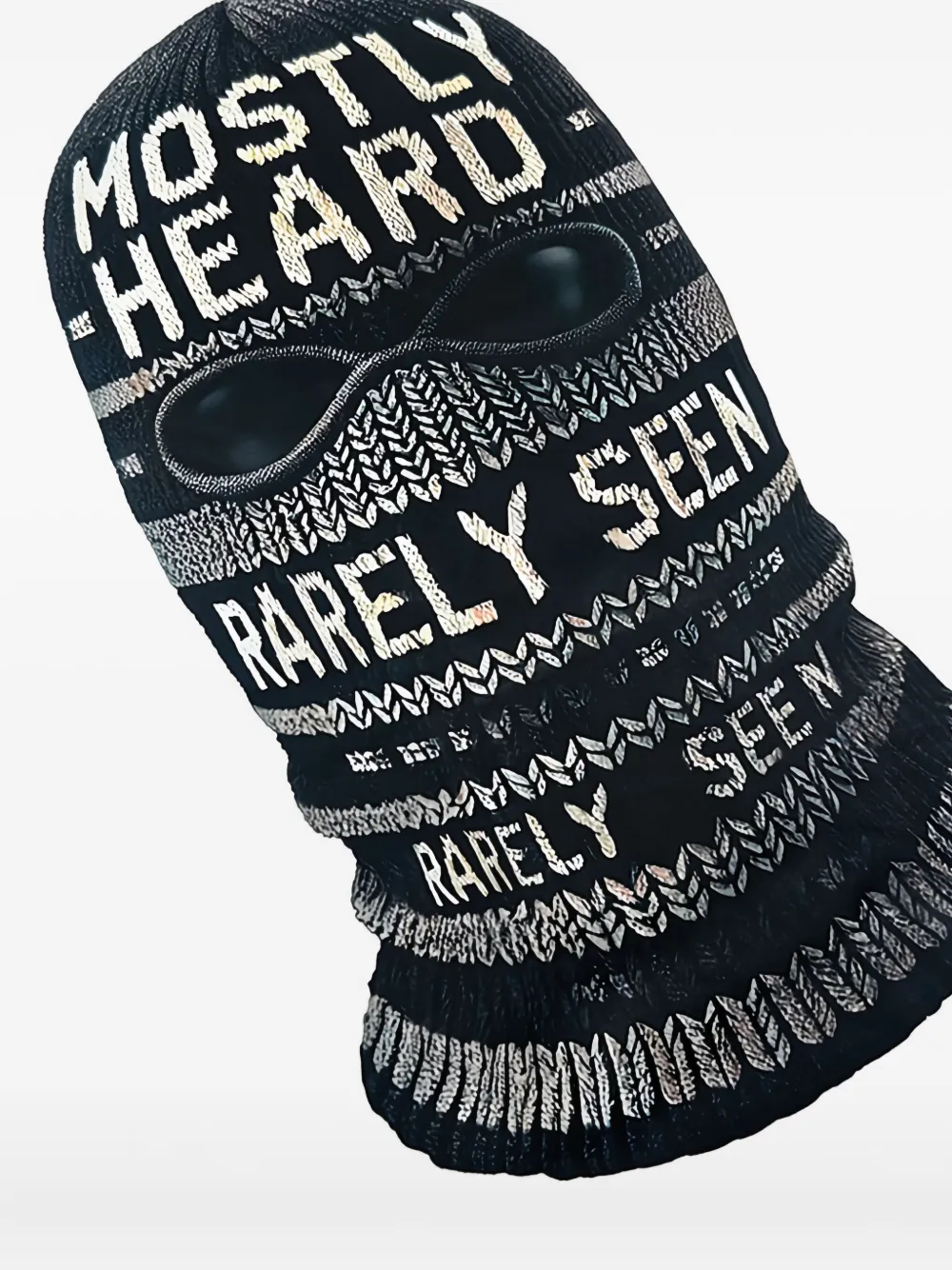 Mostly Heard Rarely Seen Ski Mask katoenen T-shirt Wit