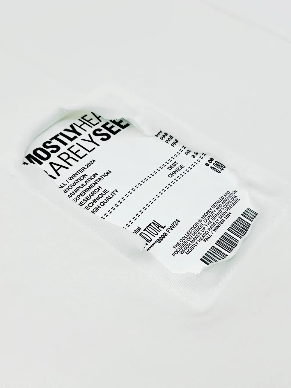 Mostly Heard Rarely Seen Ski Mask katoenen T-shirt Wit