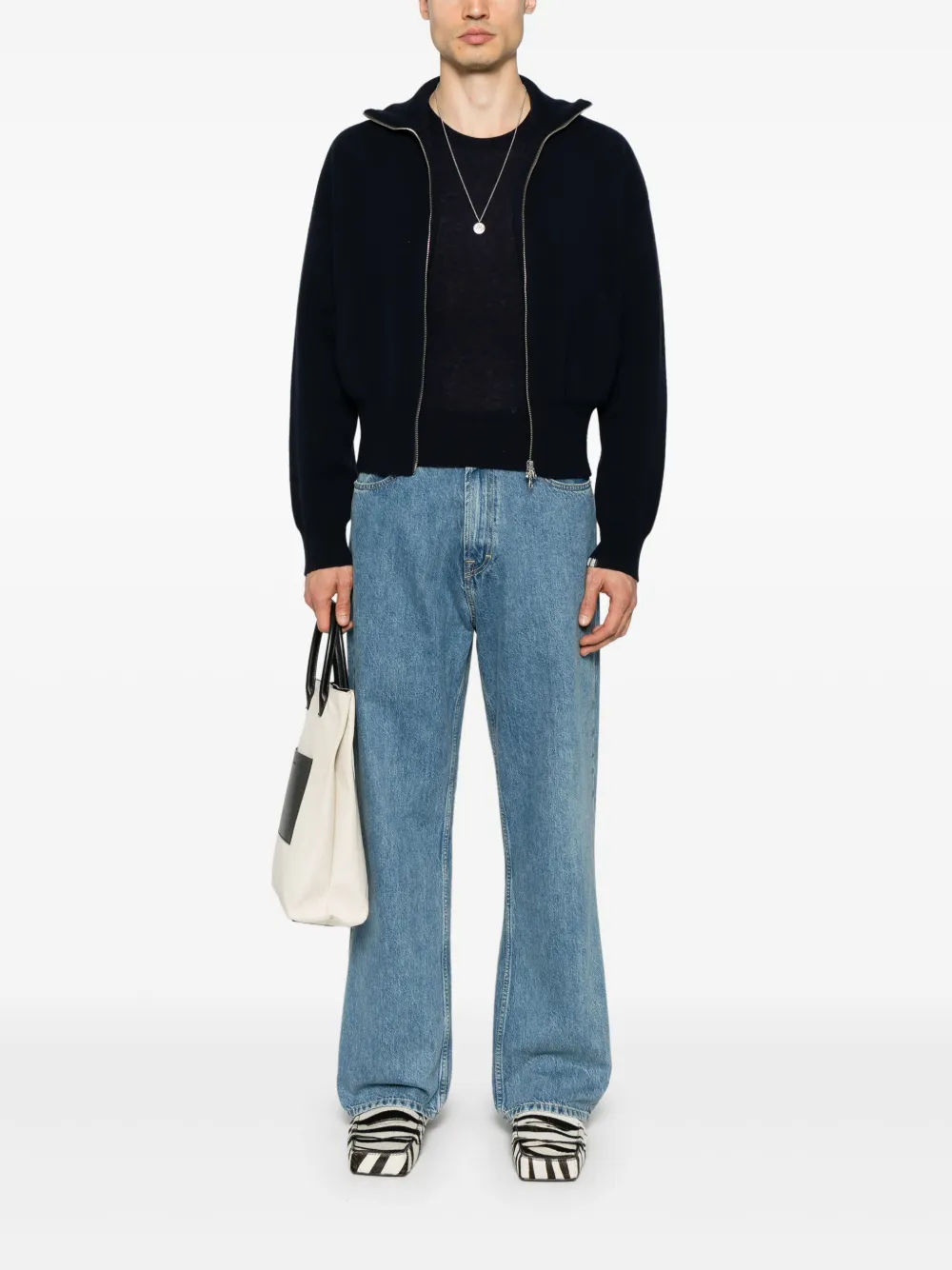 extreme cashmere Nº412 Wiever spencer Blauw