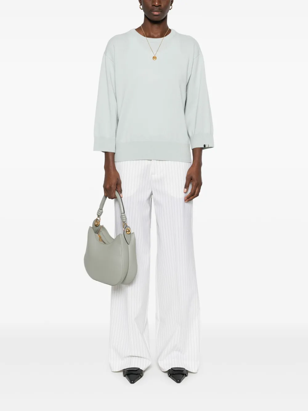 extreme cashmere Nº398 Jewel trui Blauw