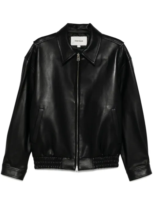 Veste de moto en cuir - Tony Cohen - Modalova