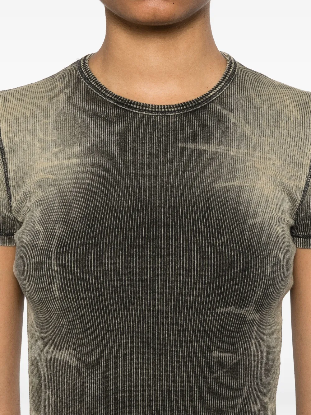 Diesel T-Hans T-shirt Geel