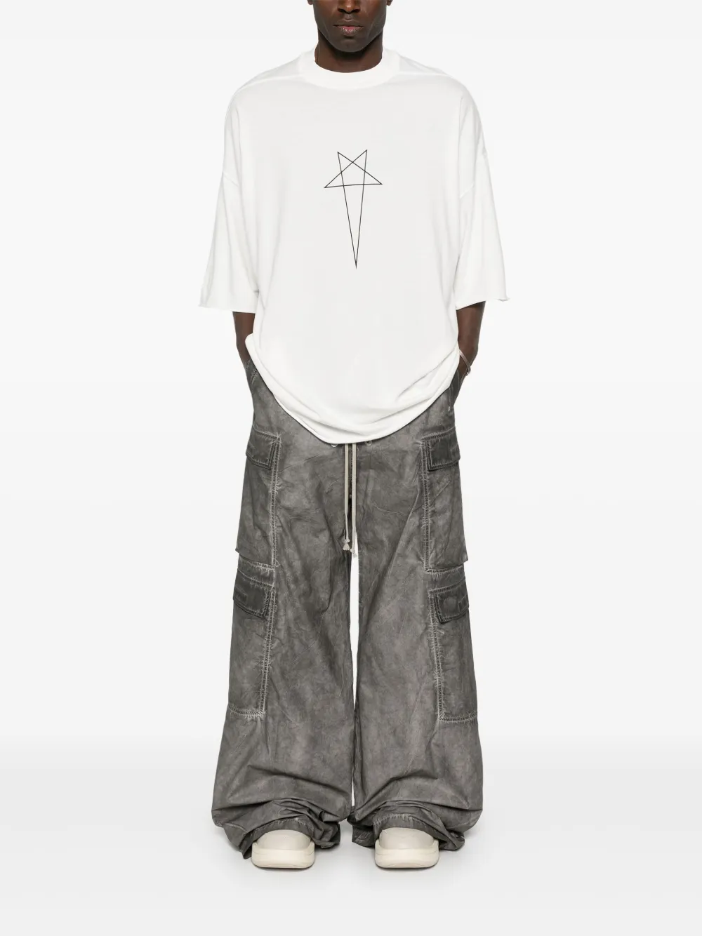 Rick Owens DRKSHDW Tommy T-shirt - Wit