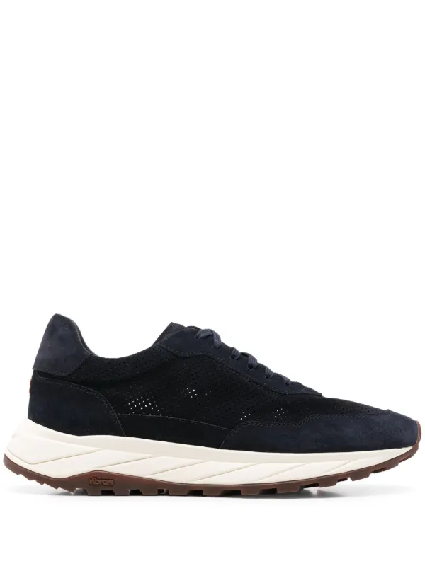 靴/バッグ HENDERSON BARACCO Henderson Baracco パーフォレーテッド スニーカー | ブルー | FARFETCH JP