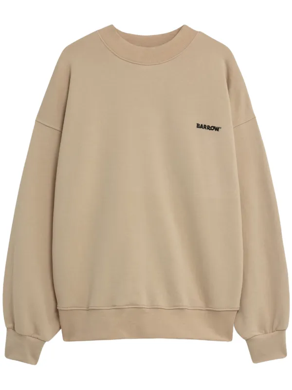 BARROW バロウ メンズ スウェットシャツ コットン ロゴ BARROW ロゴ スウェットシャツ | ブラック | FARFETCH JP