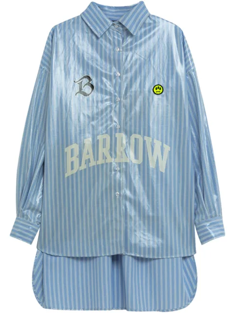 BARROW camisa con rayas estampadas