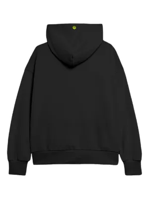 スウェット・トレーナー BARROW Cotton sweatshirt with iconic charm Nero BARROW_COACHHOODIE_BLACK_73.