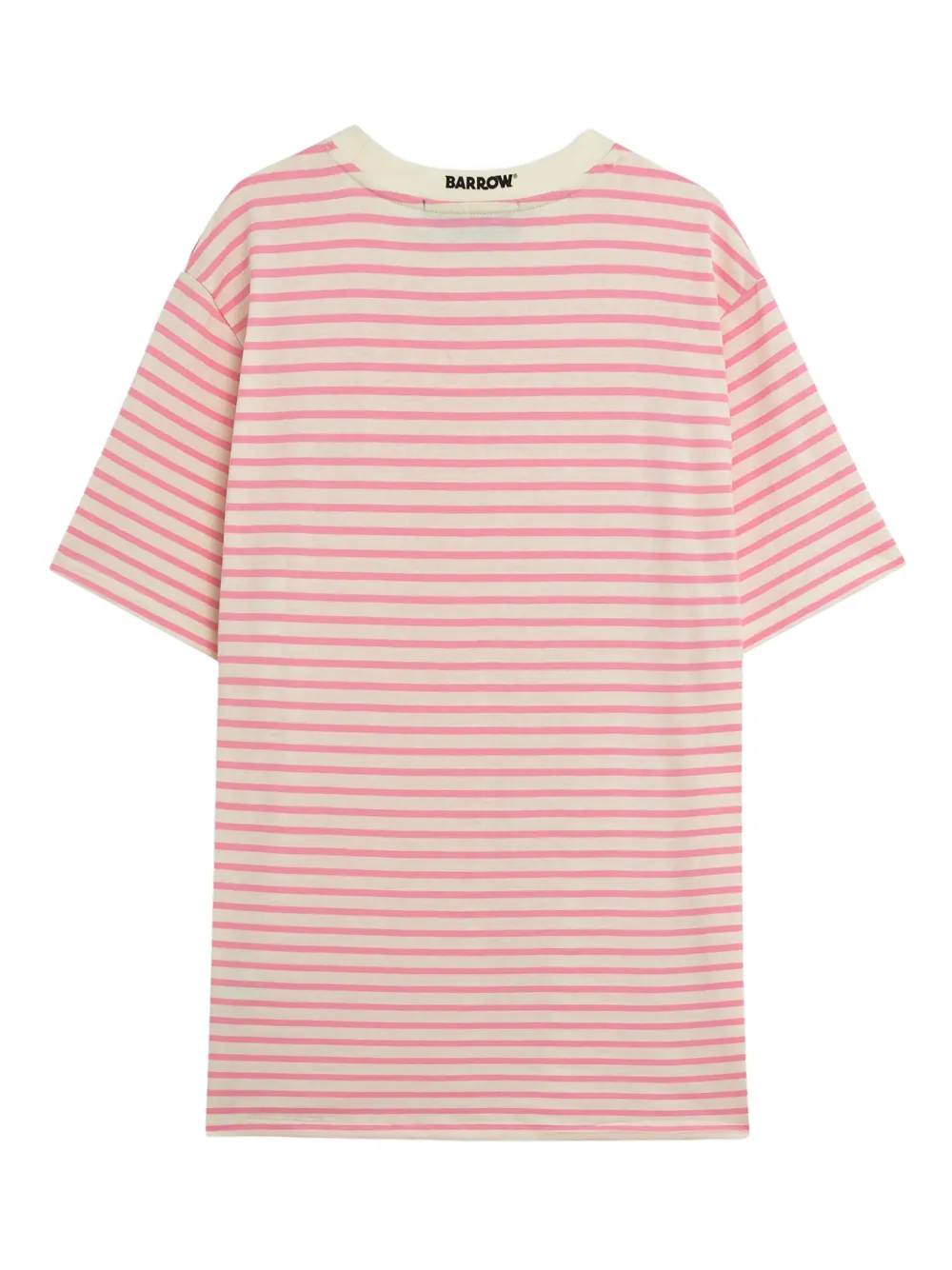 BARROW Gestreept T-shirt Roze