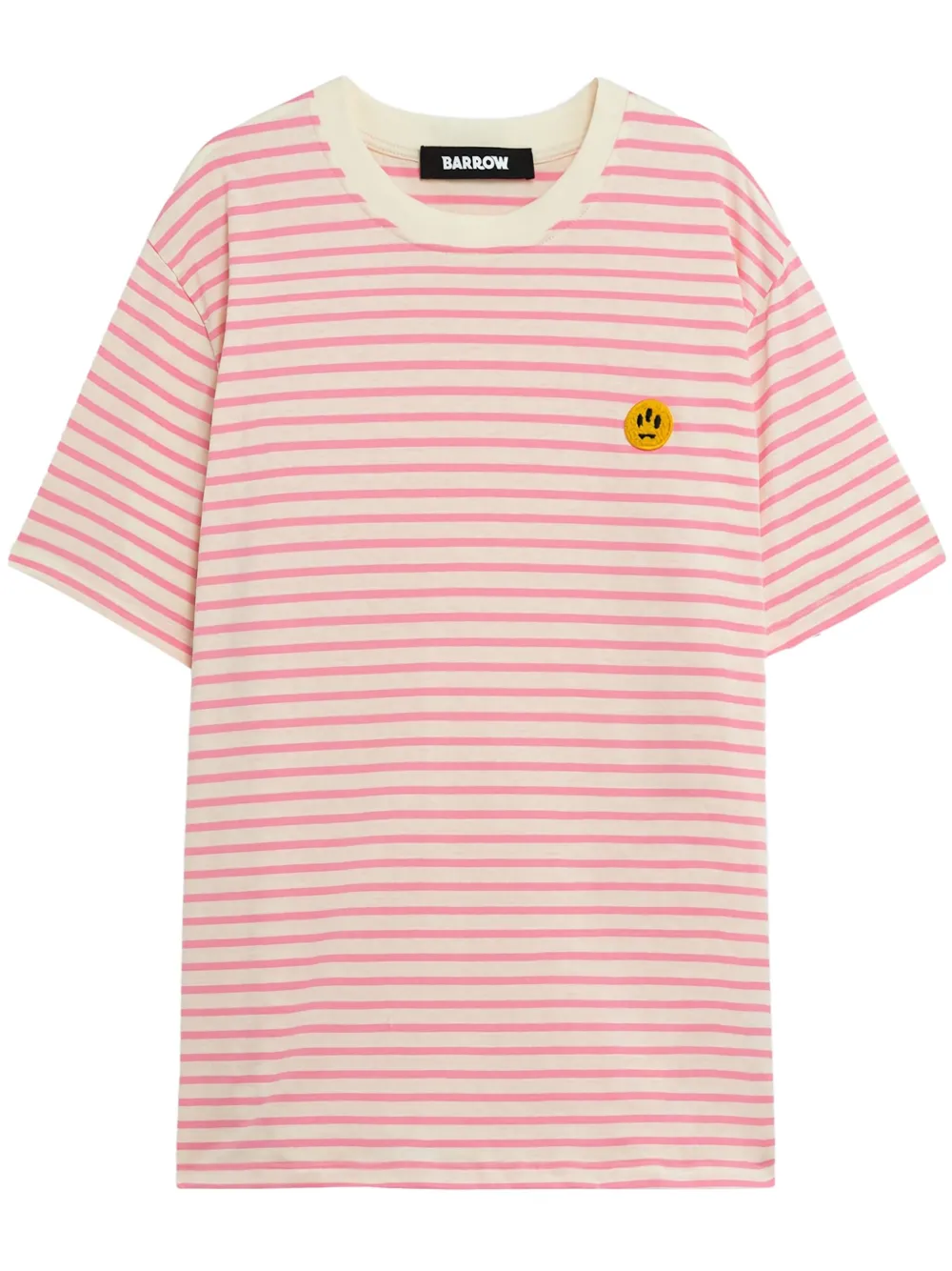 BARROW Gestreept T-shirt Roze