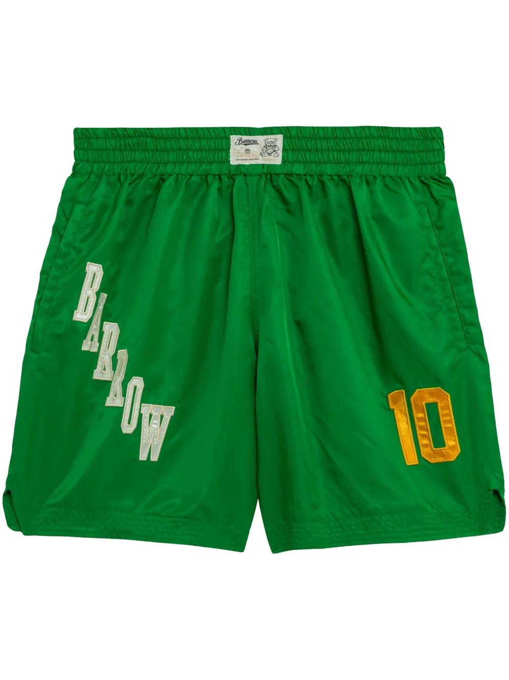 logo-embroidered shorts