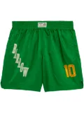 BARROW logo-embroidered shorts - Green