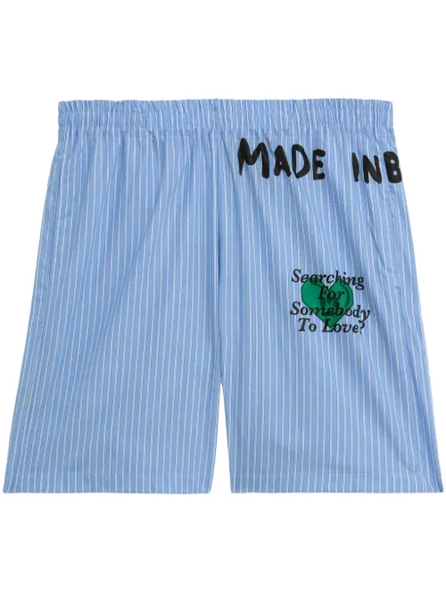 BARROW short à logo - Bleu - BARROW - Modalova