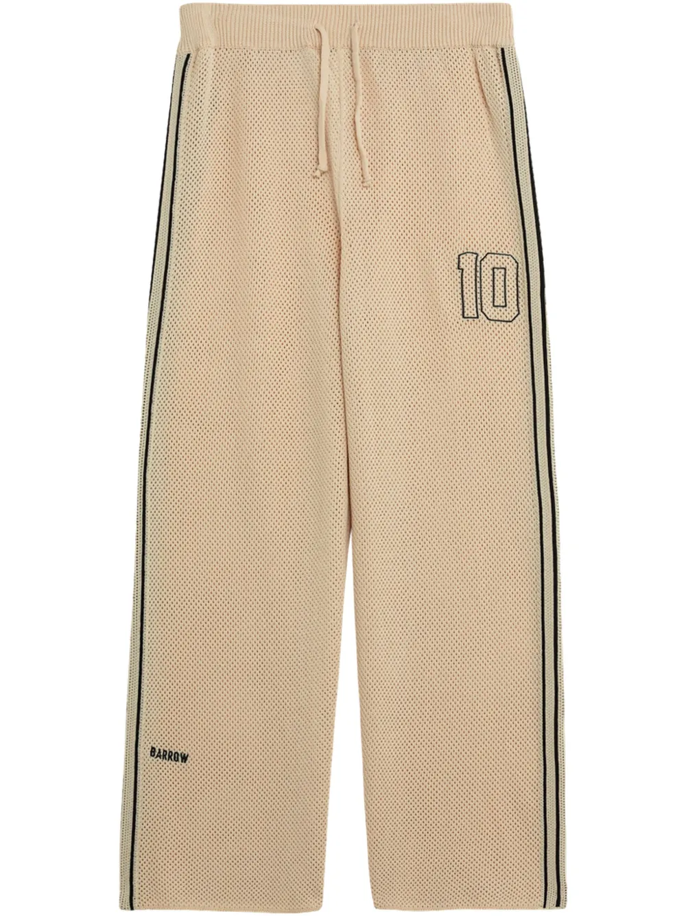 logo straight-leg trousers