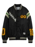BARROW logo-print bomber jacket - Black