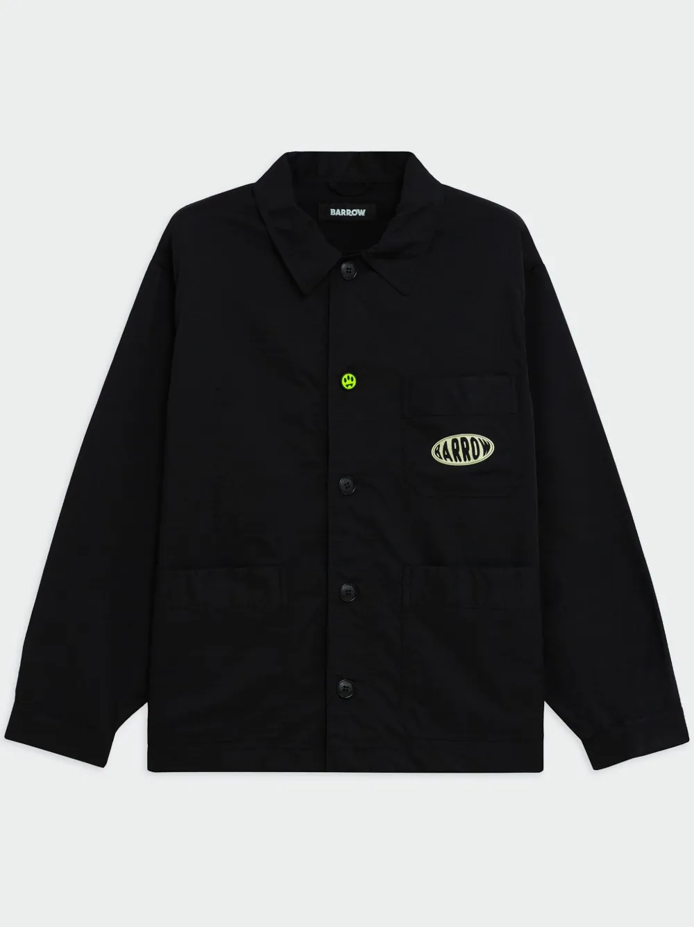 BARROW Giacca-camicia con logo - Nero