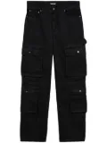 BARROW straight-leg cargo trousers - Black