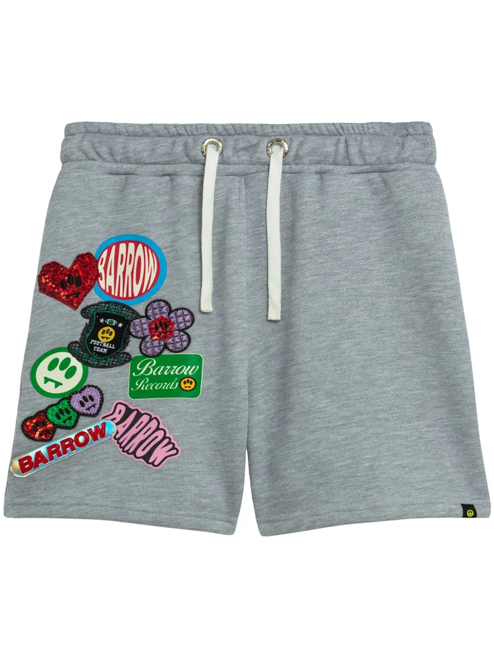 logo-print track shorts