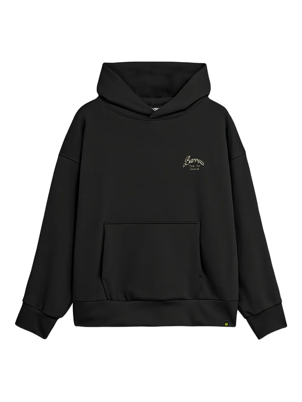 BARROW helmet-print hoodie | Black | Image 1