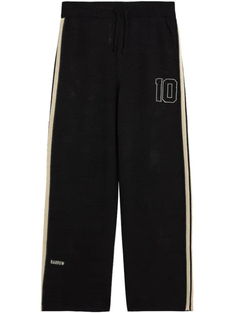 BARROW pantalones rectos con logo
