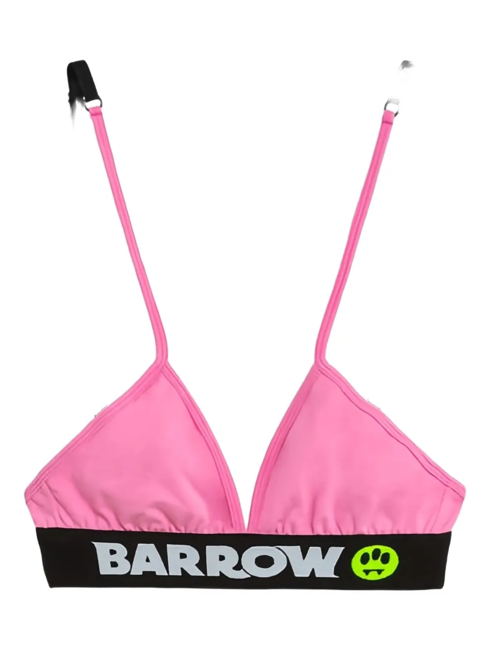 Barrow Logo-band Triangle Bra (pack Of Three) In Black