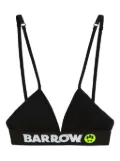 BARROW logo-band triangle bra (pack of three) - Black