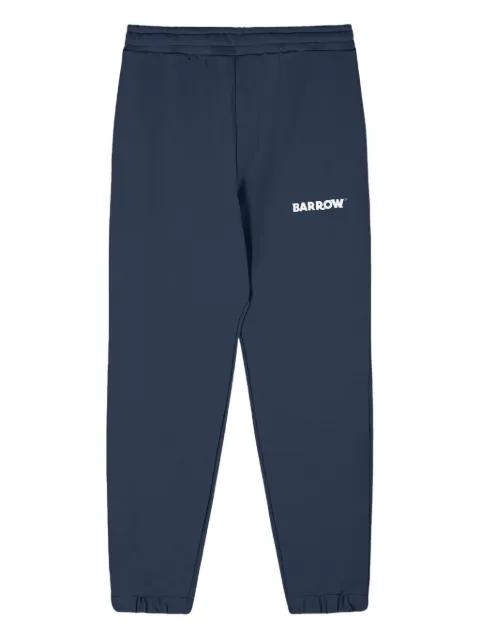 BARROW logo-embroidered cuffed joggers