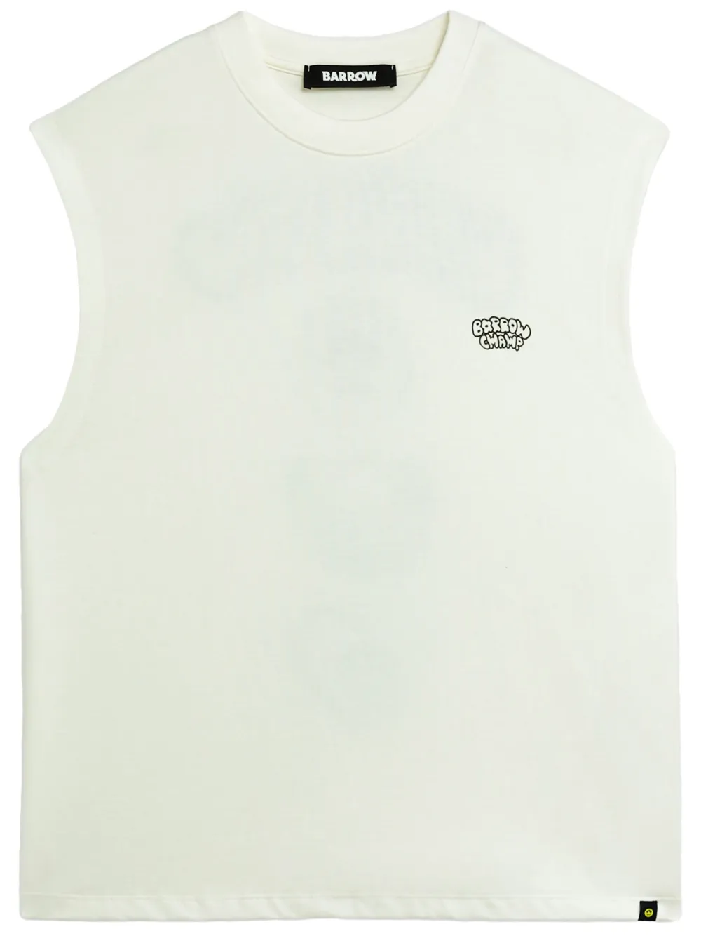 BARROW Tanktop met grafische print Wit