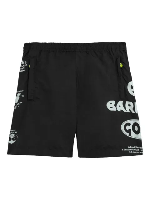 BARROW shorts con logo estampado