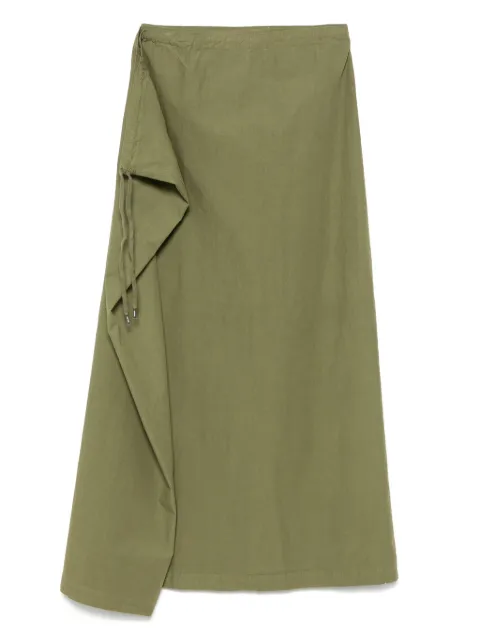 ASPESI falda midi con diseño cruzado