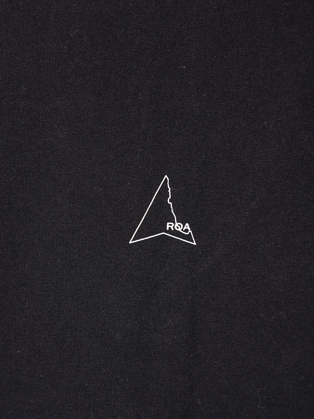 Roa Logo T-shirt In Black